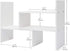 Adjustable White Wood Desktop Organizer - Stylish Storage Solution