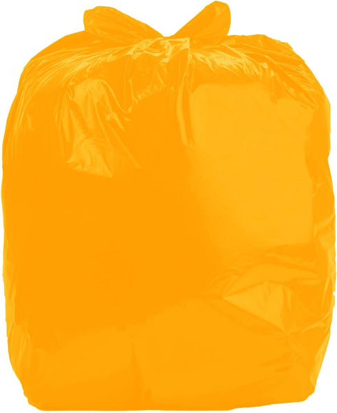 55 50 Pack) 1.5 37" 54" 50-55 Ultrasac Heavy Duty Gallon Orange Trash Bags - (Value - MIL equivalent Industrial