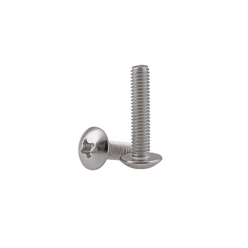 40-Pack Metric M4 x 20mm Machine Screws - 304 Stainless Steel, Truss Head Bolts for Cabinet Drawer Knob