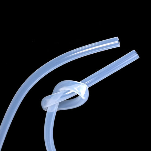 ABIGABETH 1/4" 3/8" 10 Food Grade Silicon Tubing Hose - ID x OD Feet High Temp Pure Silicone Hose, Flexible Silicone