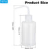 PATIKIL 250ml Wash Bottle, 6pcs Plastic Squeeze Bottle Narrow Mouth Bottle Watering Tools for Lab Cleaning Washing Irrigation Liquid Storage, Clear