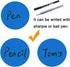 Hcode 1 Inch Color Coding Labels - 1000 Pieces, Round Permanent Adhesive Dots, Glossy Writable Paper Labels for Garage