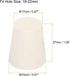 MECCANIXITY Rubber Tapered Plug 17mm to 23mm Solid Test Tubes Bungs Stopper White for Lab Home 12 Pieces