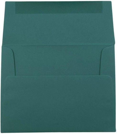 JAM PAPER A2 Premium Invitation Envelopes - 4 3/8 x 5 3/4 - Teal - 50/Pack