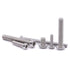 M8-1.25 x 16mm Button Head Socket Cap Screws, 304 Stainless Steel 18-8 Hex Socket Cap Screws, Allen Hex Drive, Full
