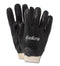 MAGID T1070R MultiMaster Rough Finish PVC Gloves, Large, Black (Pack of 12)