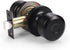 KNOBWELL Passage Door Knob for Hallway or Closet, Matte Black Interior Door Knobs