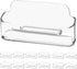 vrupin 4 Pack Clear Acrylic Business Card Holder for Desk, Display Stand for Men, Exhibition, Home & Office