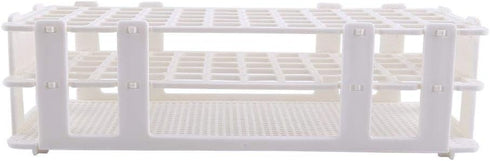 Detachable Plastic Test Tube Rack, 3 Layers Lab Storage Stand Holder for 16mm Diameter Tubes, 60 Tubes Capacity