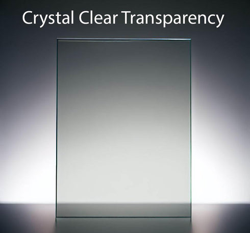 12"x12" (1/8") Spectra Glass Clear Polycarbonate Sheet - UV Coated, Impact Resistant for DIY, Arts, Crafts