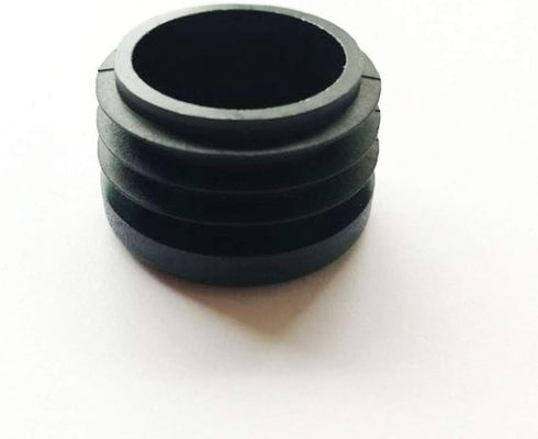 4 Pack 1 Inch Round Plastic Plug, Pipe Tubing End Cap for Round Metal Tube, Glide Insert Furniture Finishing Plug