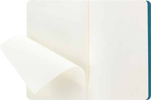 Moleskine Cahier Journal, Soft Cover, Large (5" x 8.25") Plain/Blank, Brisk Blue, 80 Pages (Set of 3)