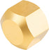 30PCS 3/8-Inch Brass Compression Cap Stop Valve Cap, Brass Compression Fitting