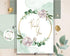 WHOLISTIC JOY 48 Set Thank You Cards Bulk with Envelopes & Stickers Eucalyptus Greenery, Gold Foil, Blank Inside