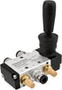 Pneumatic Hand Pull Mechanical Valve 4H210-08 2 Position 5 Way PT1/4" Manual Control Push-Pull with Fittings and Muffler