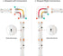 12mm 3Pin JST,3PIN WS2811 720LEDs/m WS2814 896LEDs/m BTF-LIGHTING FCOB COB Connector Kit,L-Shaped,Dual-End