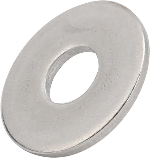 PZEOB 100pcs 304 M8x24mm Flat Gasket Flat Washers Stainless Steel Lock Washer Spacers Flat Repair Washer Expanded