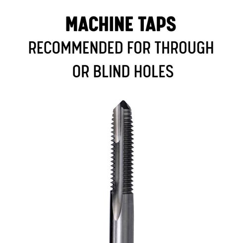 Drill America DWT57160 High Speed Steel 5/16"-24 2 Flute Spiral Point Tap, DWT Series