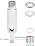 M10 M12 Pack 4 MECCANIXITY Sloped Ceiling Adapter Swivel Thread, for Chandelier Ceiling Pendant Light, White