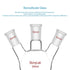 StonyLab Glass 250ml Heavy Wall 3 Neck Round Bottom Flask RBF with 24/40 Standard Taper Outer Joint