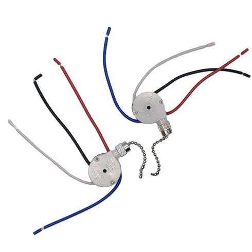 Kangnice 3 4 ZE-208s Speed Wire Fan Light Switchs Replacement Part Upgraded Ceiling Fan Switchs Speed Control Pull