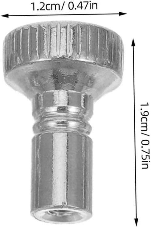 ORFOFE 10pcs Lamp Turn Knobs Replacement Decorative Light Socket Knobs Caps for Table and Floor Lamps Elegant Finish