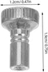 ORFOFE 10pcs Lamp Turn Knobs Replacement Decorative Light Socket Knobs Caps for Table and Floor Lamps Elegant Finish