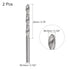uxcell Solid Carbide Drill Bits, 2.6mm C2/K20 Tungsten Carbide Jobber Drill Bits for Stainless Steel, Aluminum, 2pcs