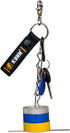 KUNN Electrical Tape Holder, Dual-Use Tape Thong, Enhanced Fast Tape Holder Chain for Tool Belt with Keyring, Snap Loop