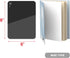 TOWON Small Glass Dry Erase Board, 8x6 Inches, Mini Whiteboard Easel Pad Set for Office, Home, School