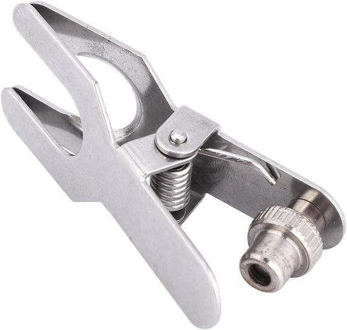 Stainless Steel Spherical Pinch Clamp, Lab Clamp Pinch Clip, Glass Ball Clamp Tools (18#)