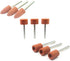 Carving Expert 9pcs Abrasive Mounted Stone for Dremel Rotary Tools Grinding Stone Wheel Head Accessories