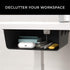 HumanCentric Under Desk Storage Shelf, Drawer Organizer for Sit Stand Desk, Adds Storage Tray, Mount Under Desk Shelf