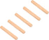 Round Wood Tenon Grooved Plugs, Hard Wood Craft Furniture Fitting Rods Tool (6 * 40mm / 0.2 * 1.6in)