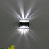 2pcs Toyvian Solar Wall Lights Outdoor Solar Sconce Lights Waterproof White Powered Garden Decorative Lamps for Porch