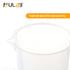 ULAB Scientific Plastic Beaker Set, 5 Sizes 50ml 100ml 250ml 500ml 1000ml, Stackable with Spout, UBP1007