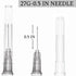 100 Pack 27Ga 1/2 Inch Stainless Steel Dispensing Lab Tools Accessories for Scientific Labs, Measuring and Refilling, Individually Wrapped