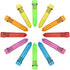 Kaptin 24 Pack Multicolor Ballpoint Pen Mini Shuttle Pens, Retractable Pens for Kids, Office School Supplies