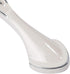 Solid Ivory Cabinet Hardware Handle Pull, Lustrous Chrome Silver Flower Dresser Pull, 2.52" (64mm) Hole Centers, 5 Pack