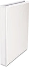 Universal 30712 Push-Open Deluxe Plus D-Ring View Binder, 1-Inch Capacity, White