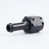 Black Aluminum Straight Female AN6 to 3/8" Swivel Hose Barb Fitting, 6AN to 3/8 Inch Barb