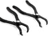 30 & 80 Angled Push Pin Plier Set, 2 Pcs Fastener Remover Tool Rivet Puller