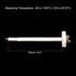 MECCANIXITY K Type Ceramic Kiln Furnace Probe Thermocouple Sensor for Muffle Furnace Oven, High Temperature -50 to 1100°C(-122 to 2012°F) 3x150mm