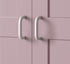 SMOKT 1Pcs 64mm) White Furniture Handles Wardrobe Room Cupboard Cloakroom Bedside Cabinet Handle Bedroom Accessories