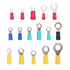 Hilitchi 160-Pcs Assorted 22-10 AWG Insulated Ring Wire Crimp Connector Terminals Assortment Kit