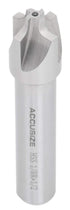 Accusize Industrial Tools 1/8'' H.S.S. Corner Rounding End Mills, 1/2'' Shank Dia, 5/8'' Cutter Dia