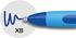 Schneider Slider Memo XB Ballpoint Pen, 1.4 mm Light Blue Barrel Blue Ink Blister Pack of 1 Pen (75023)