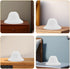 7.48X7.48X3.93In 2-Pack UKCOCO Round Mushroom Lamp Shade Replacement for Table and Floor Lamps Plastic Lampshade Cover