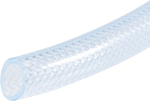 DMiotech 10mm ID 15mm OD Braided PVC Tube, Flexible Hose Tubing for Garden Water, 3 Meter Length