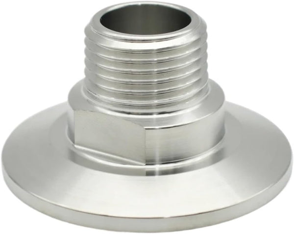 WSKJAFDL SUS304 Sanitary Thread Collar Pipe Fittings Adapter for Homemade Beer & Dairy